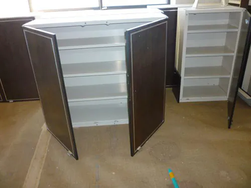 walnut-upper-metal-cabinets-st-charles