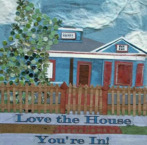 collage-of-mid-century-blue-house collage-of-mid-century-blue-house