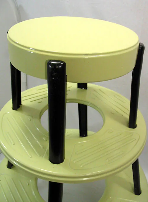 vintage-retro-metal-step-stool vintage-retro-metal-step-stool