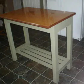 vintage metal table top