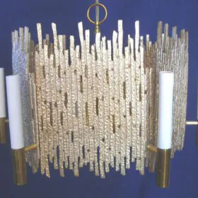 moe chandelier brutalist 1973