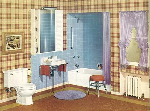 retro-vintage-blue-and-plaid-crane-bathroom