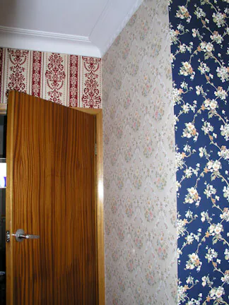 vintage wallpaper patchwork