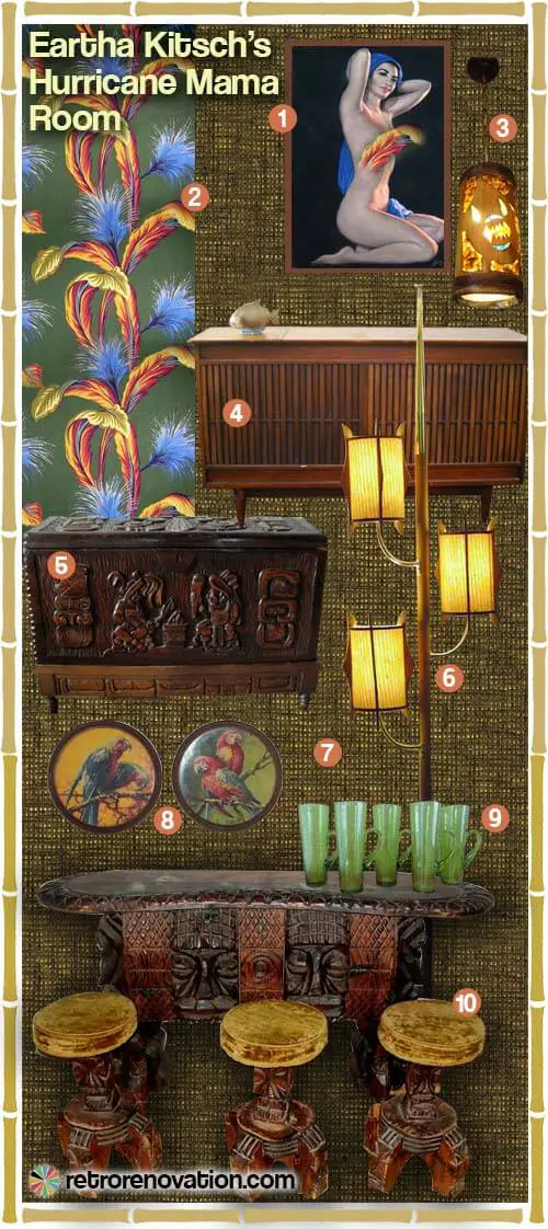 Retro tiki lounge