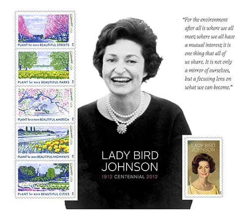 Lady-Bird-Johnson-Centennial-stamps