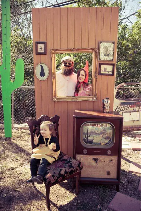 vintage photo booth