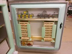 vintage-retro-refrigerator-with-display-food