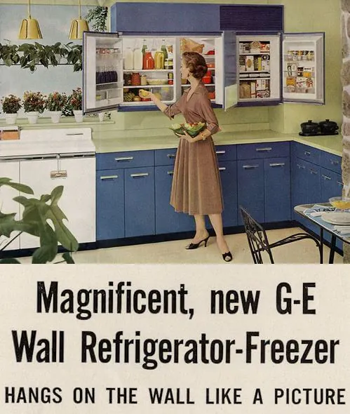GE wall refrigerator