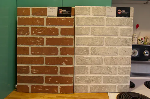 brick veneer wall paneling