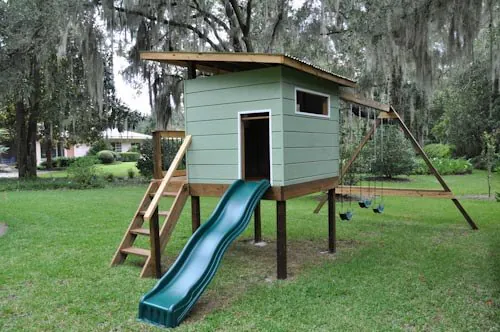 mid century modern playhouse