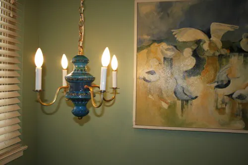 bitossi rimini blu chandelier