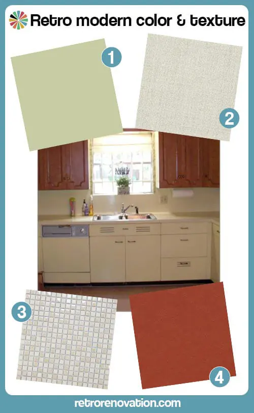 retro modern kitchen design