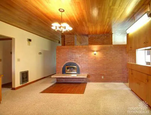 mid-century-brick-fireplace