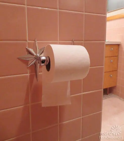 retro starburst toilet paper holder