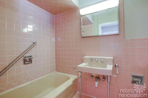 vintage-pink-bathroom-tiled