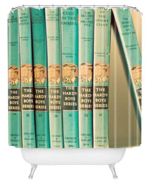hardy boys shower curtain