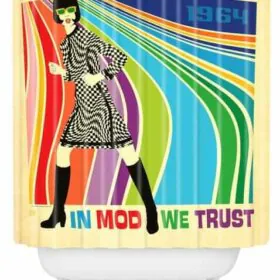 mod shower curtain