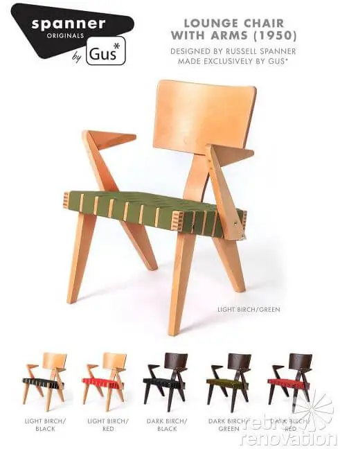 russell spanner chair by gus modern