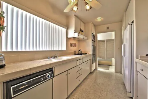 midcentury-galley-kitchen