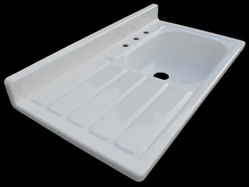 Fiberglass-drainboard-sink
