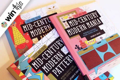 midcentury coloring books