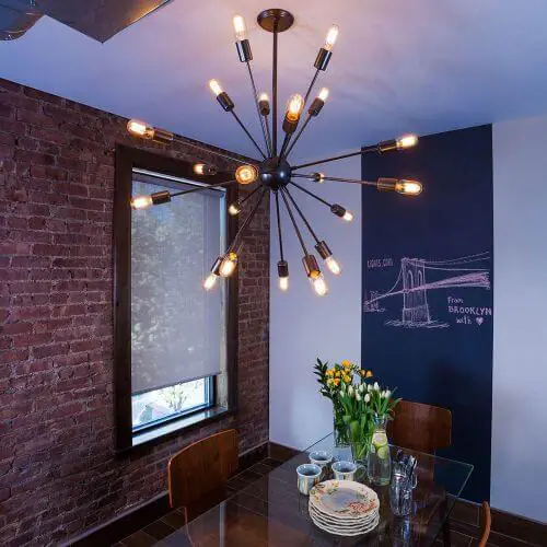 midcentury sputnik chandelier