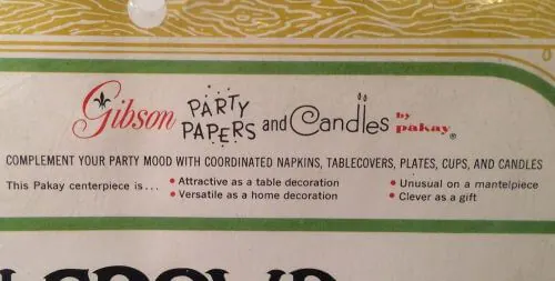 retro paper decor