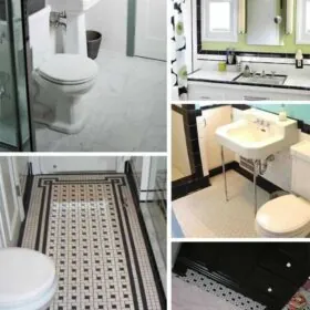 black-and-white-tile-bathrooms