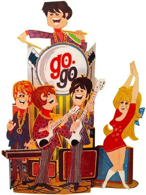 retro mod band illustration