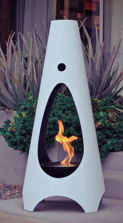 retro modern fire pit