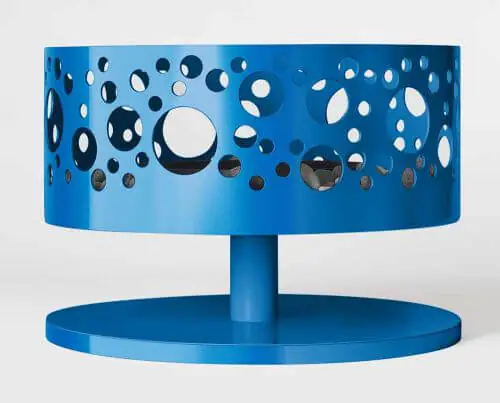 retro modern fire pit