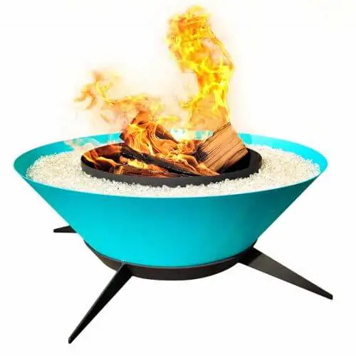 retro modern fire pit