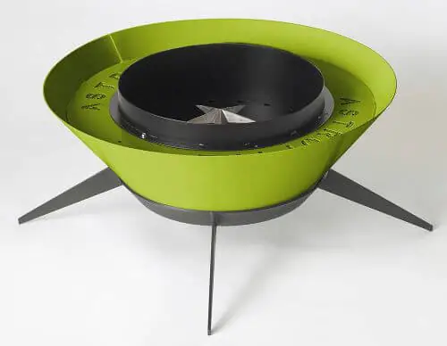 retro modern fire pit