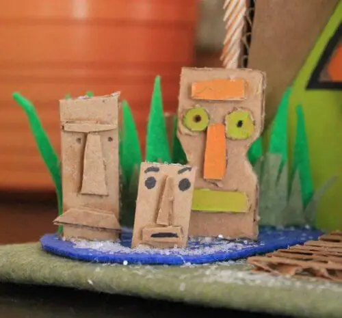 miniature tiki hut