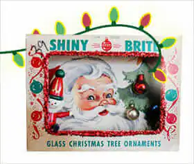 christmas ornament box diorama