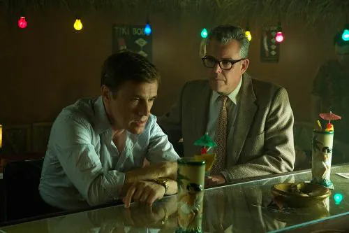 (L-R) CHRISTOPH WALTZ and DANNY HUSTON star in BIG EYES. © 2014 The Weinstein Company. All rights reserved.