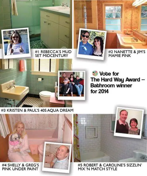 retro bathrooms