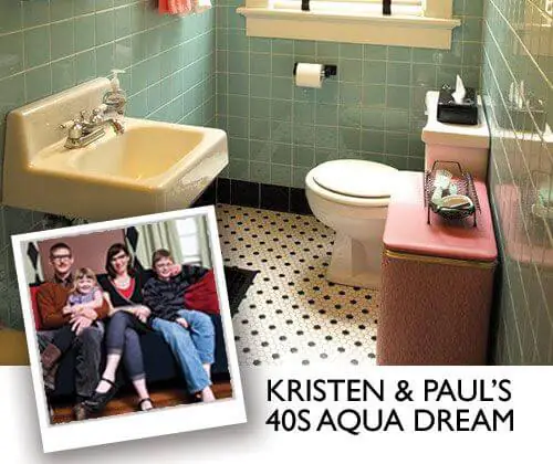 retro bathroom