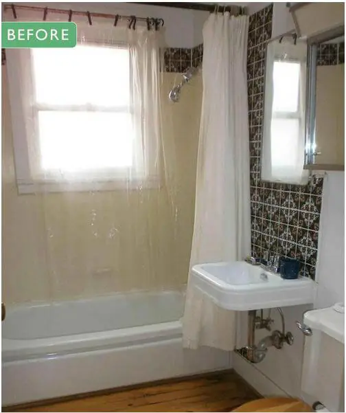 bathroom remodel before after