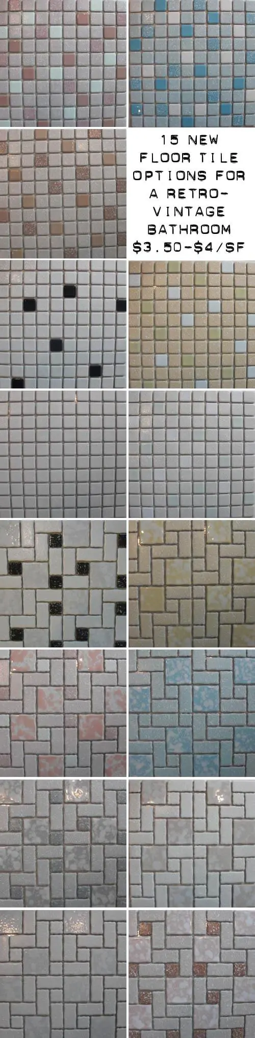 retro mosaic flooring