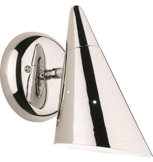 midcentury cone wall sconce