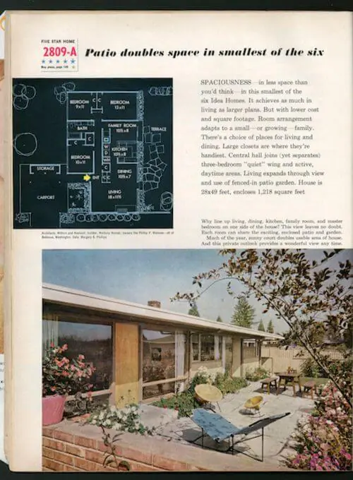 1958 midcentury idea house