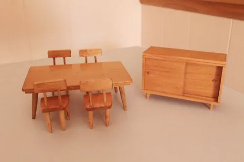 midcentury dollhouse furniture