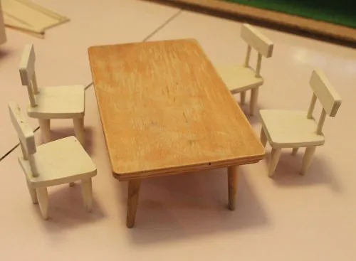 midcentury dollhouse furniture