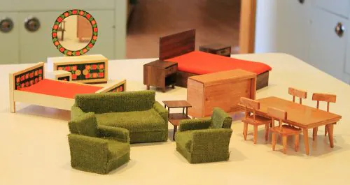 midcentury dollhouse furniture