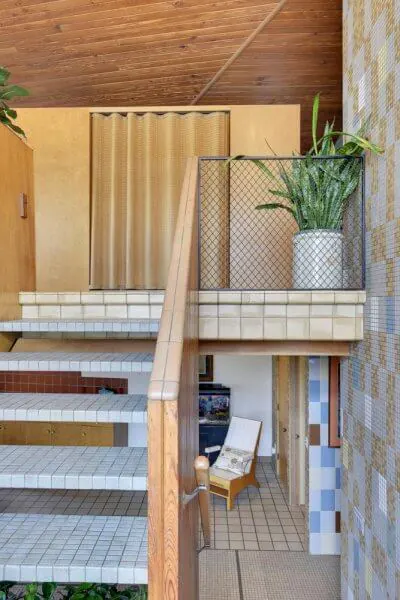 micentury modern tile staircase