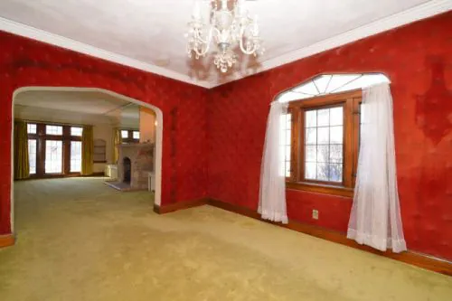 upholstered walls 1940s