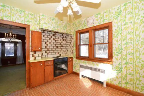 late 60s kitchen wallpaper