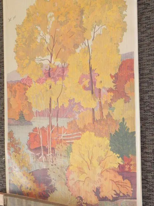 vintage wallpaper mural