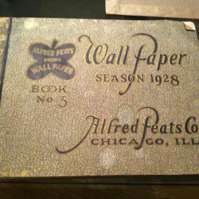 vintage wallpaper sample book